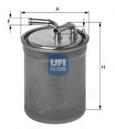 Паливний фільтр UFI 24.106.00 (фото 1)