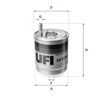 Топливный фильтр UFI 24.129.00