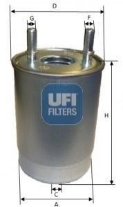 Паливний фільтр UFI 24.147.00 (фото 1)