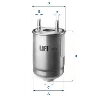 Топливный фильтр UFI 24.187.00