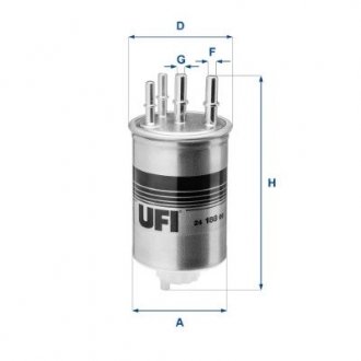 Паливний фільтр UFI 24.188.00 (фото 1)