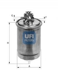 Топливный фильтр UFI 24.365.01