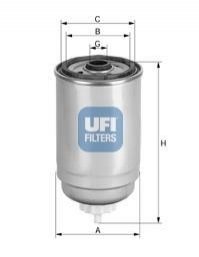 Топливный фильтр UFI 24.401.00