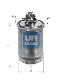 Паливний фільтр UFI 24.418.00