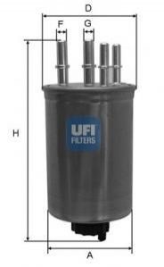 Паливний фільтр UFI 24.459.00