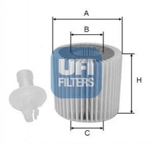 Масляний фільтр UFI 25.116.00