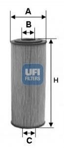 Масляный фильтр UFI 25.165.00
