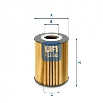 Масляний фільтр UFI 25.210.00