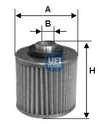 Фильтр YAMAHA - MOTO UFI 25.514.00