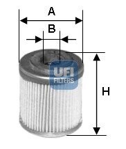 Масляный фильтр UFI 25.553.00