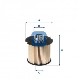Топливный фильтр UFI 26.104.00