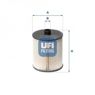 Топливный фильтр UFI 26.123.00