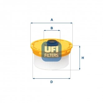 Топливный фильтр UFI 26.138.00 (фото 1)