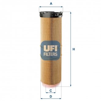 Воздушный фильтр UFI 27.B12.00 (фото 1)