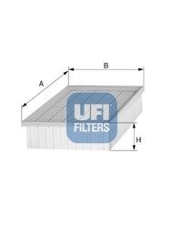 Повітряний фільтр UFI 30.004.00