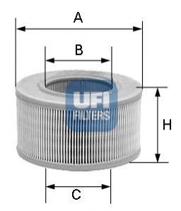 Повітряний фільтр UFI 30.923.01