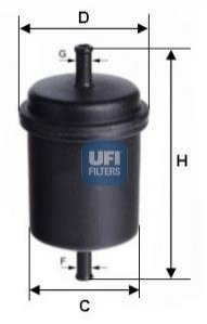Топливный фильтр UFI 31.512.00 (фото 1)