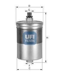 Топливный фильтр UFI 31.563.00
