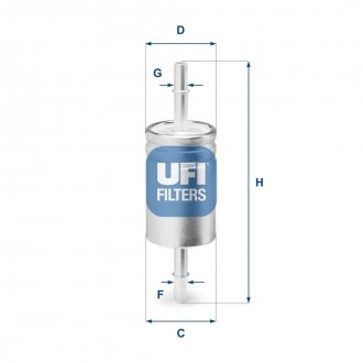 Топливный фильтр UFI 31.740.03