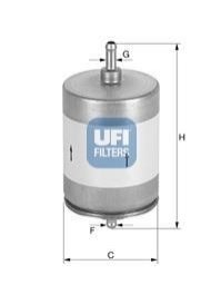 Паливний фільтр UFI 31.817.00