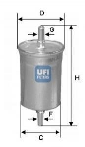 Паливний фільтр UFI 31.825.00