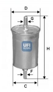 Топливный фильтр UFI 31.850.00