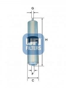 Топливный фильтр UFI 31.926.01