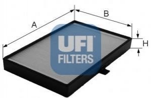 Фильтр, воздух во внутреннем пространстве UFI 53.079.00 (фото 1)