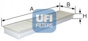 Фільтр, повітря у внутрішньому просторі UFI 53.101.00