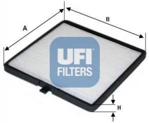 Фільтр, повітря у внутрішньому просторі UFI 53.118.00 (фото 1)