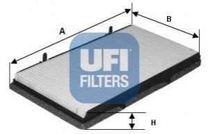Фильтр, воздух во внутреннем пространстве UFI 53.131.00