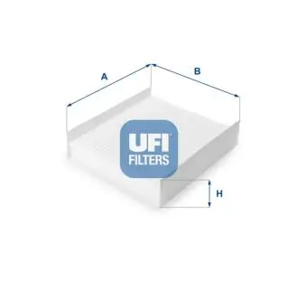 Фильтр, воздух во внутреннем пространстве UFI 53.157.00