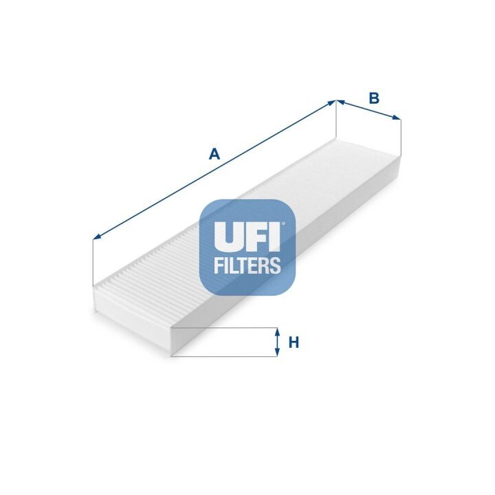 Фільтр, повітря у внутрішньому просторі UFI 53.162.00 (фото 1)