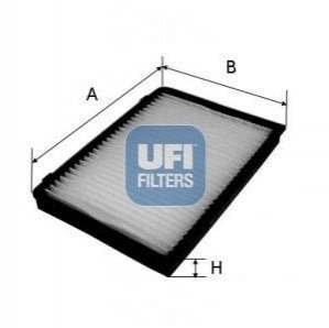 Фільтр, повітря у внутрішньому просторі UFI 53.244.00 (фото 1)