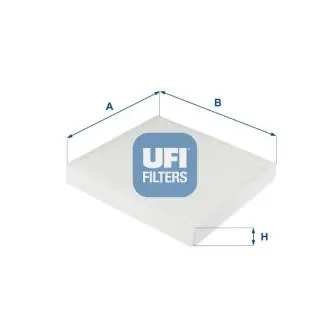 Фільтр, повітря у внутрішньому просторі UFI 53.246.00