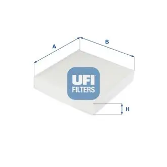 Фильтр, воздух во внутреннем пространстве UFI 53.256.00