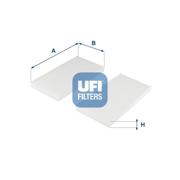 Фільтр, повітря у внутрішньому просторі UFI 53.259.00 (фото 1)