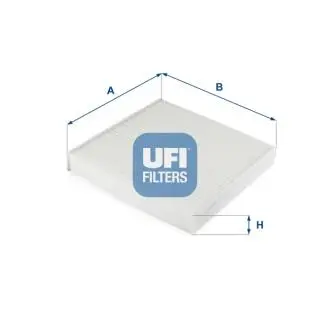 Фільтр, повітря у внутрішньому просторі UFI 53.315.00