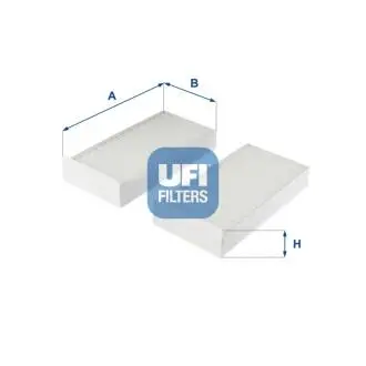 Фільтр, повітря у внутрішньому просторі UFI 53.332.00