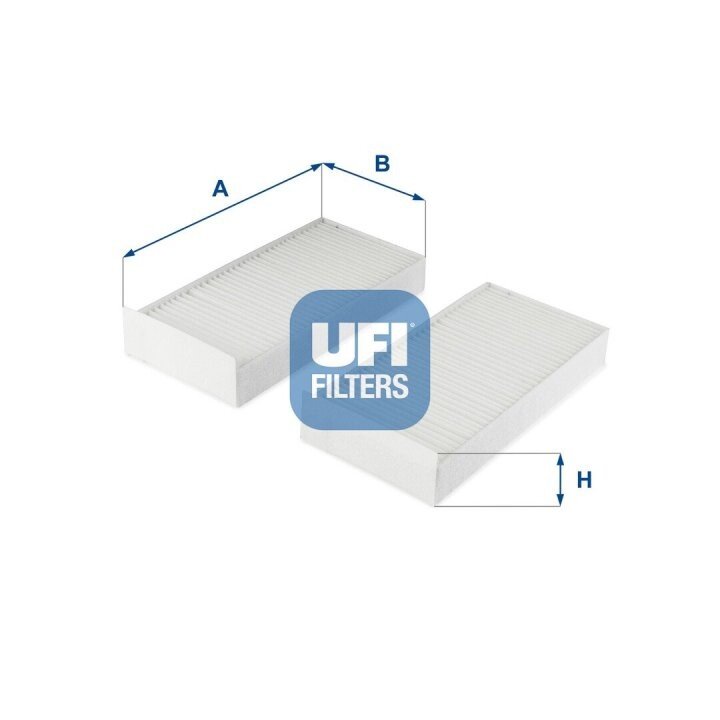 Фільтр, повітря у внутрішньому просторі UFI 53.332.00 (фото 1)