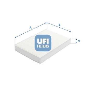 Фільтр, повітря у внутрішньому просторі UFI 53.389.00