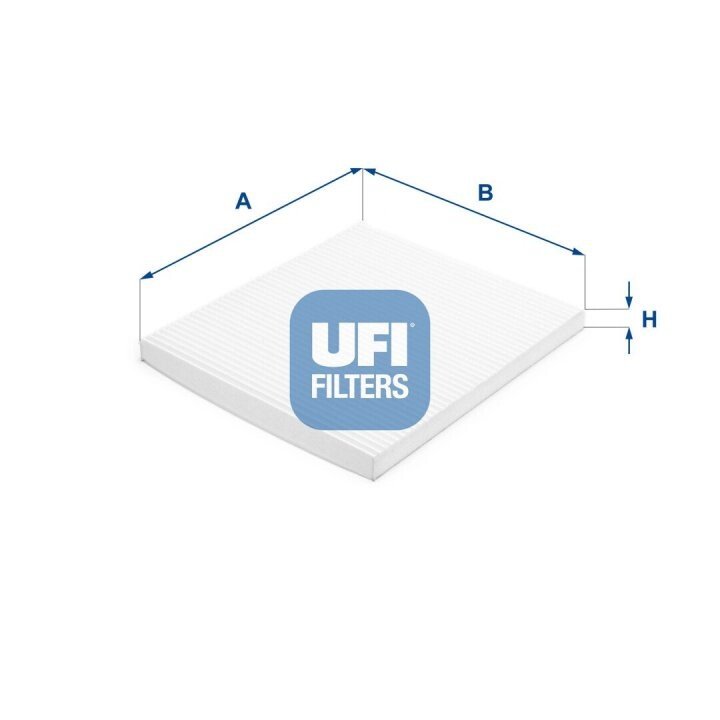 Фільтр, повітря у внутрішньому просторі UFI 53.390.00 (фото 1)