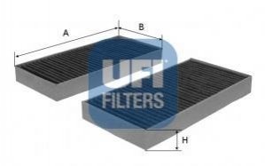 Фильтр, воздух во внутреннем пространстве UFI 54.104.00 (фото 1)