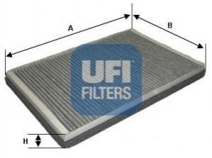 Фильтр, воздух во внутреннем пространстве UFI 54.169.00 (фото 1)