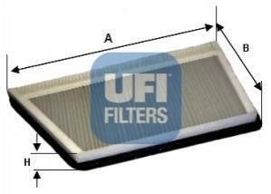 Фильтр, воздух во внутреннем пространстве UFI 54.194.00