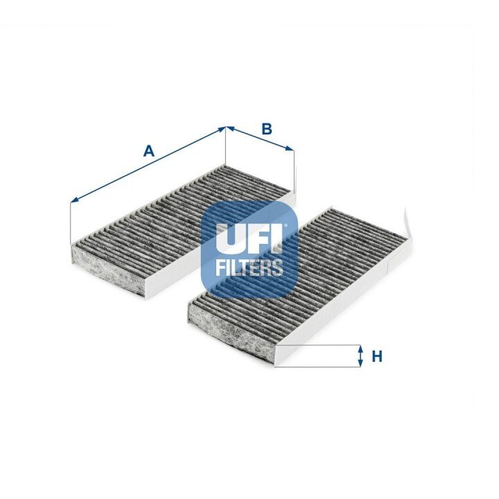 Фильтр, воздух во внутреннем пространстве UFI 54.287.00 (фото 1)