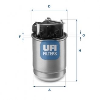 Топливный фильтр UFI 55.517.00