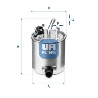 Паливний фільтр UFI 55.582.00 (фото 1)
