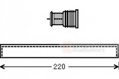 Осушитель VAG 1K0298403A