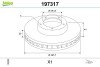 Тормозной диск VALEO 197317 (фото 1)